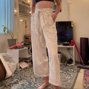 WHITE AMERICAN EAGLE PALAZZO PANTS ✨